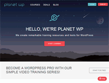 Tablet Screenshot of planetwp.com